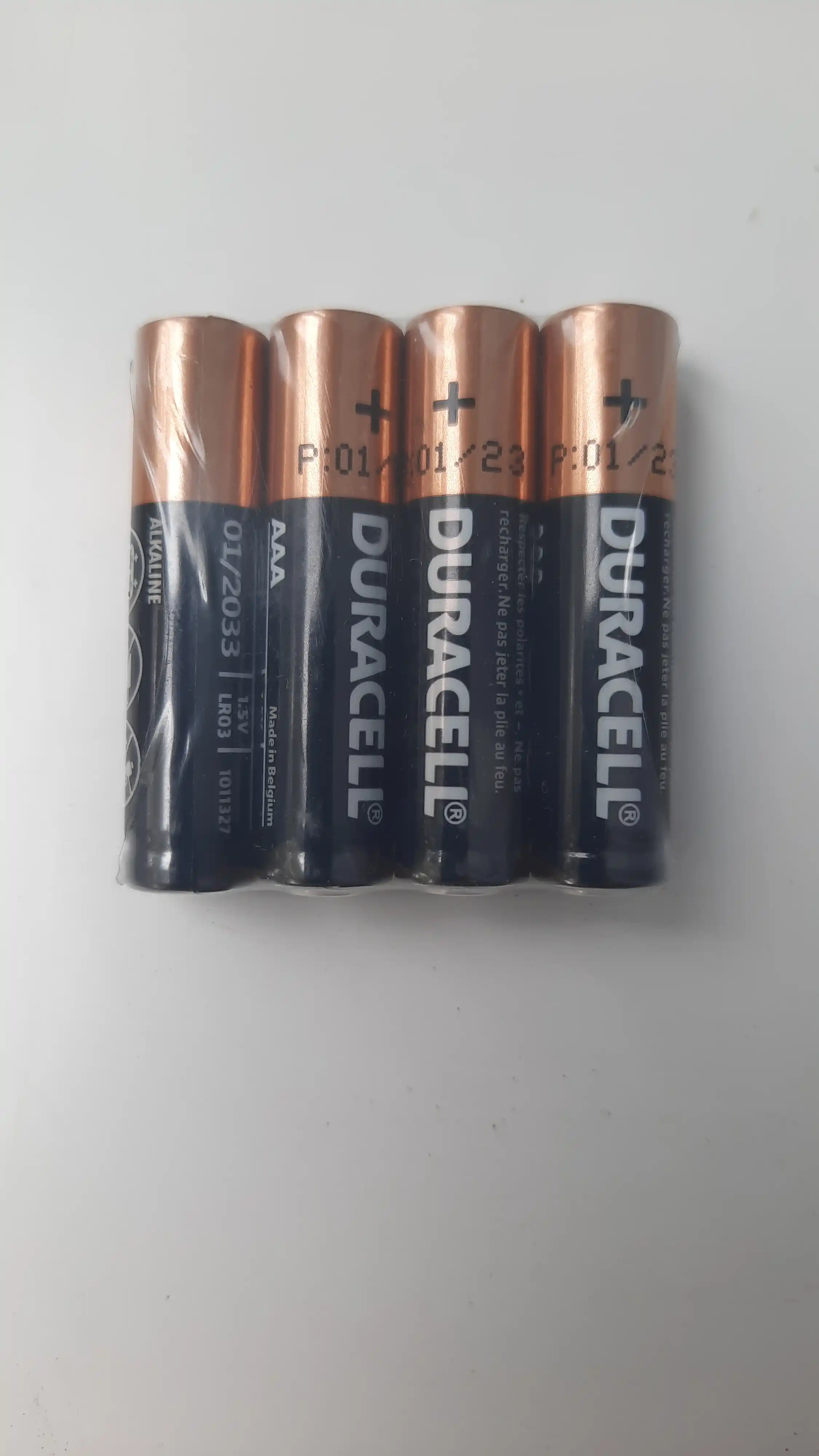 Batareyka Duracell Kichik AAA, 4 dona