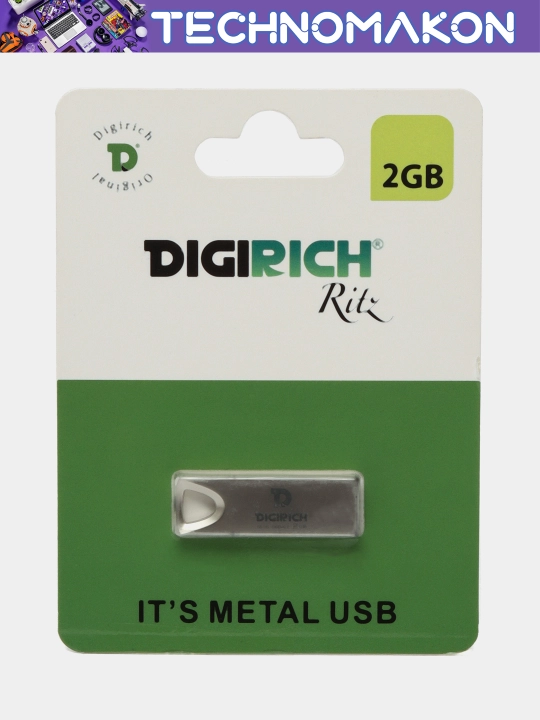 Fleshka Digirich Ritz, 2 GB, usb 2.0 - 