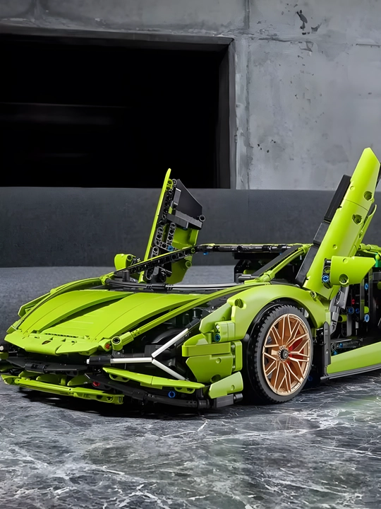Formula 1 poyga mashinasi konstruktori, katta model 1:8 Technic, LEGO bilan mos keladi