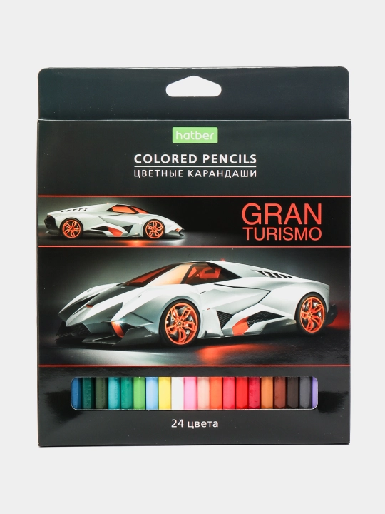 Rangli qalamlar ECO, 24 rang, Gran Turismo-CS 070883 q0000015668