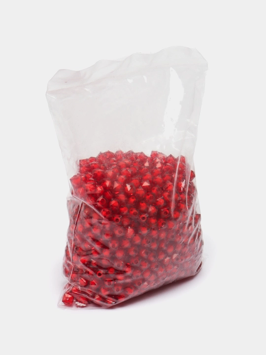 Sumka to'qish uchun xrustal munchoqlar, 10 mm, 500 g