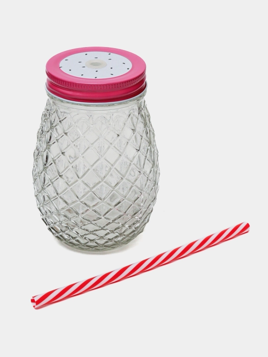 Kokteyl uchun ananas shaklidagi stakan, 400 ml - 