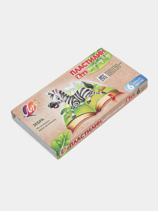 "ZOO" 6 rangli plastilin