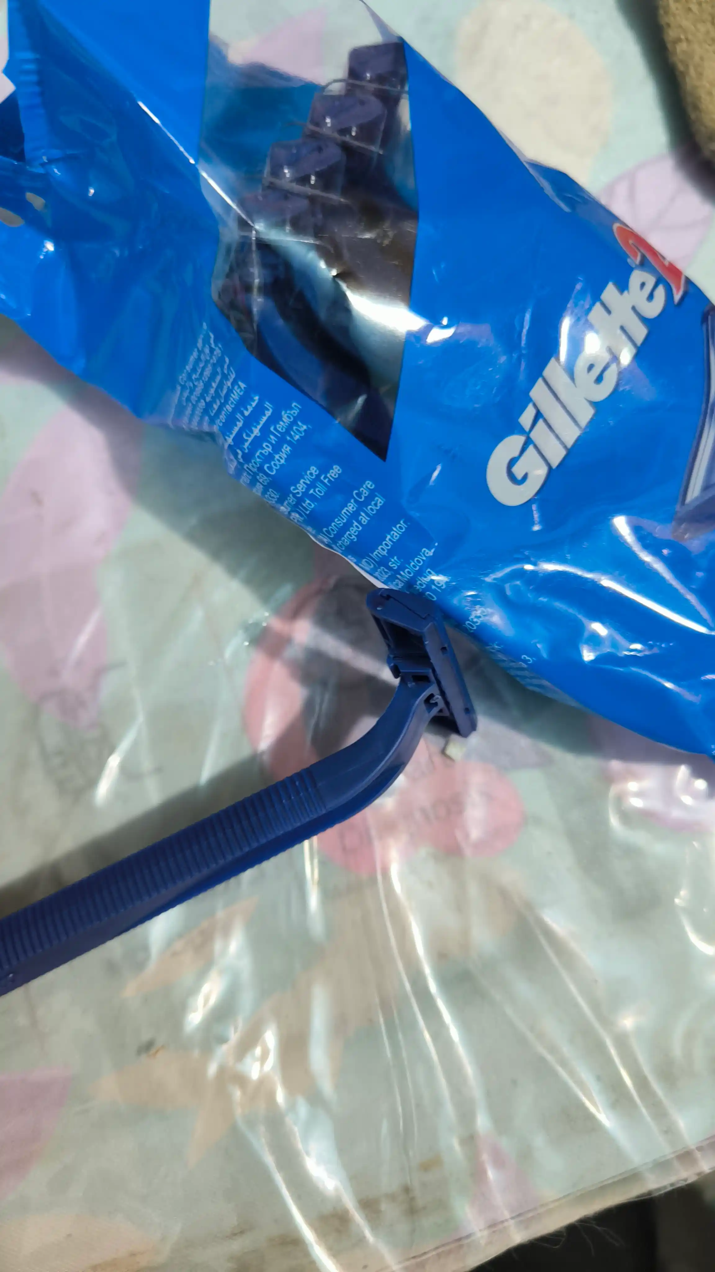 Gillette Одноразовая Мужская Бритва Gillette2, с 2 лезвиями, 5шт, фиксированная головка