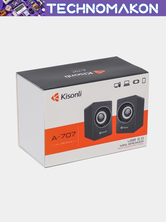 Kompyuter uchun kolonkalar Kisonli A707, stereo