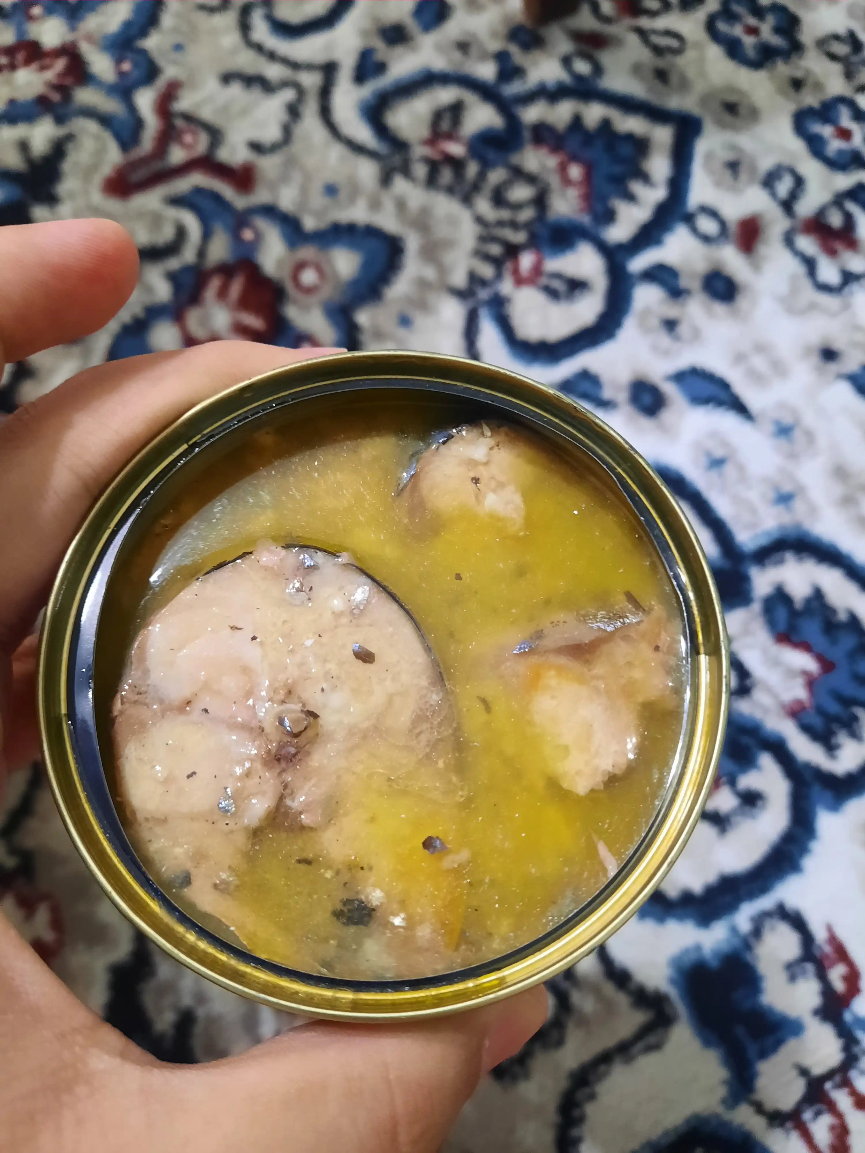 Atlantika tabiiy skumbriyasi Za Rodinu, yog'da, 185 gr