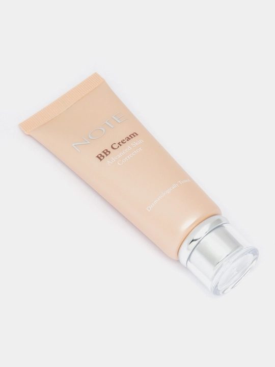 NOTE BB krem Advanced Skin Corrector SPF15 35 ml, yuz uchun ton krem, tabiiy qoplama