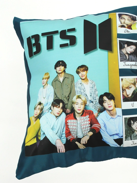 BTS guruhi bosilgan atlas yostiqlar