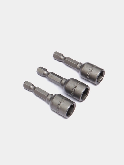Nasadka kallak, bit, rombik, 8-10 mm, 3 dona, WOKIN
