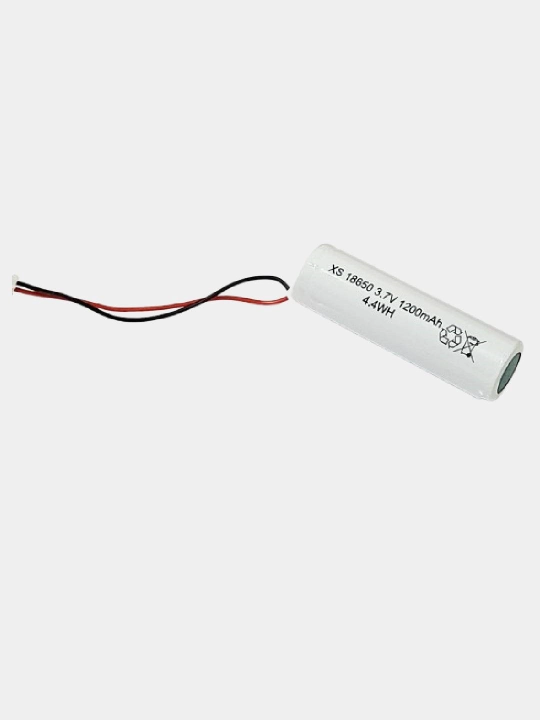 Аккумулятора Li-ion 18650, 3.7V 1200mAh 4.4Wh