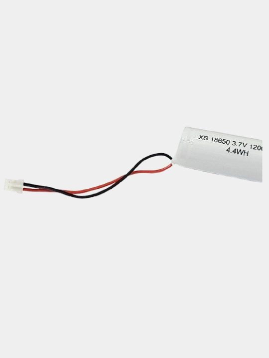 Аккумулятора Li-ion 18650, 3.7V 1200mAh 4.4Wh