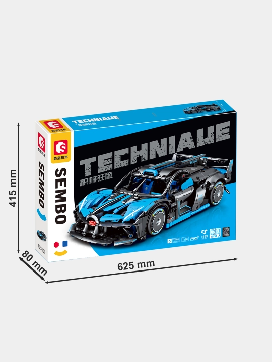 Конструкторский набор Techniaue 1:14 Bugatti