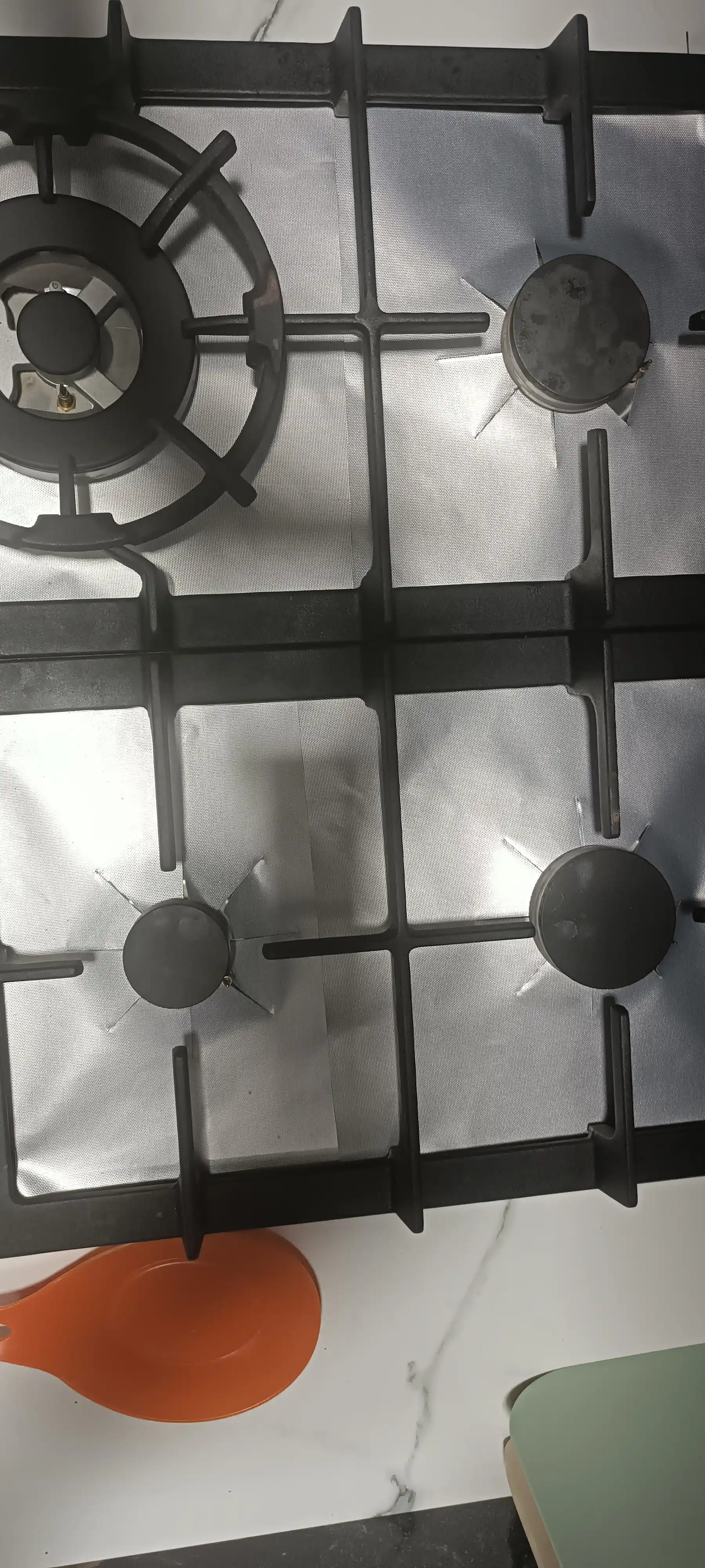 Gilamcha, gaz plitasini himoya uchun, teflon, 4 dona to'plam, qalinlashgan model 0.2 mm