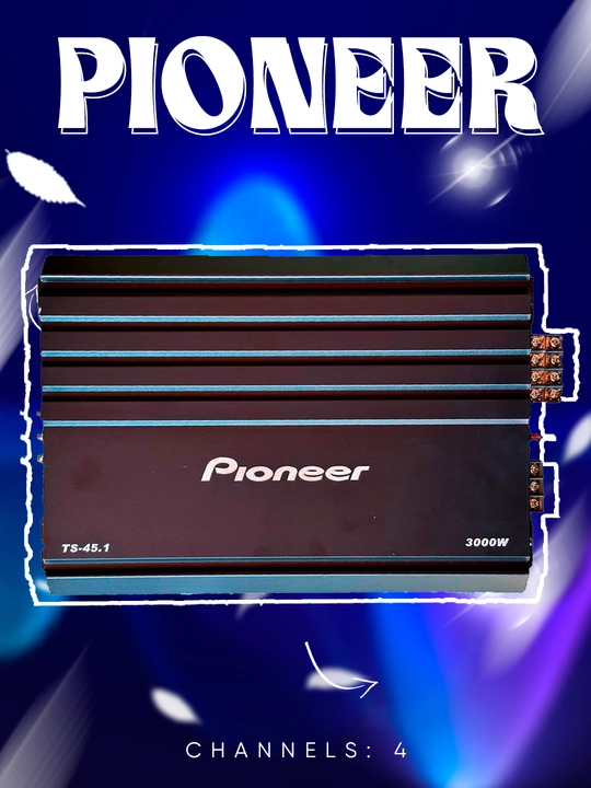 Ovoz kuchaytirgich Pioneer TS-45.1, 4-kanal 3000 Vt