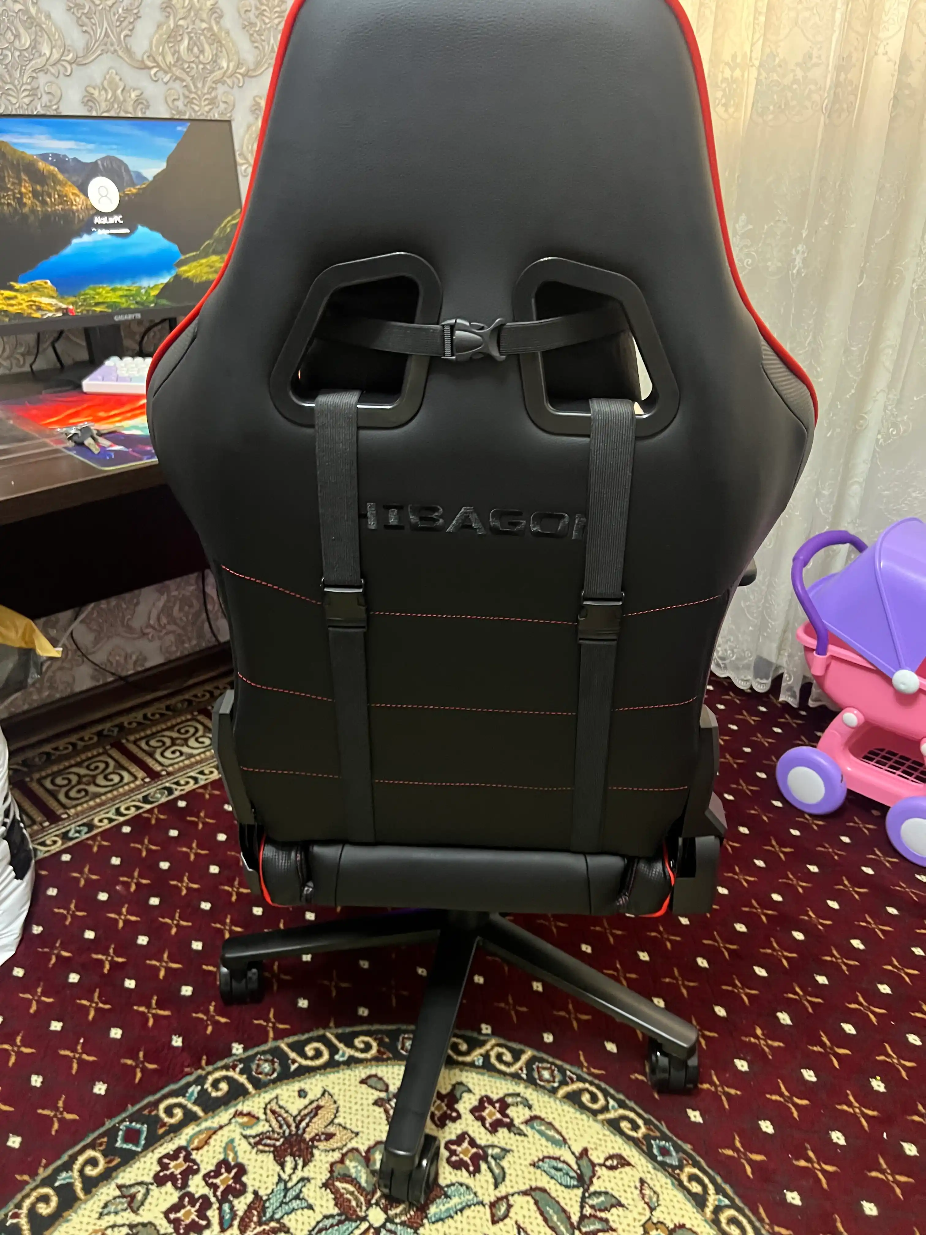 Игровое компьютерное кресло 2E Gaming HIBAGON II 2E-GC-HIB-BK