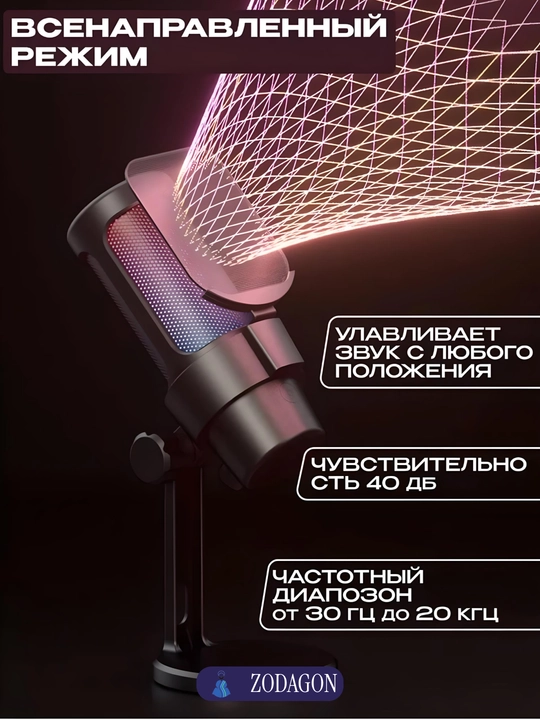 Микрофон для подкастов, игр, стримингов