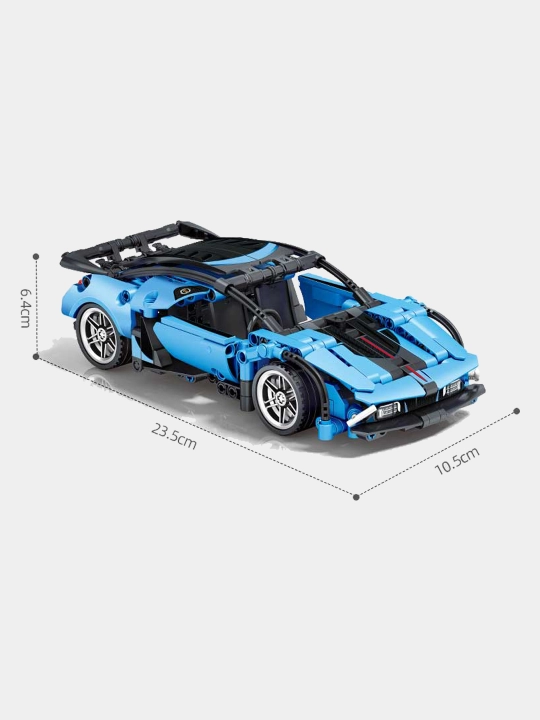 Qurilish to'plami Techniaue 1:18 Blue