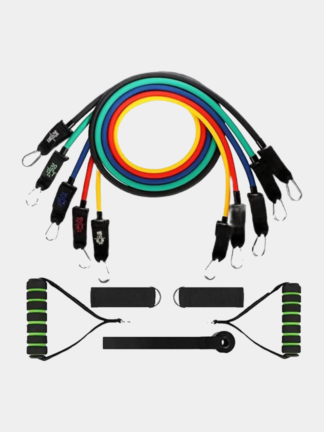 Набор трубчатых эспандеров, резинка для фитнеса, для тренировок