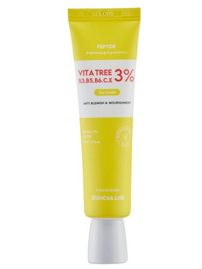 Ko'z atrofidagi teri uchun vitaminlangan krem ​​ShinCos.Lab Vita Tree B3/B5/B6/C/E 3%