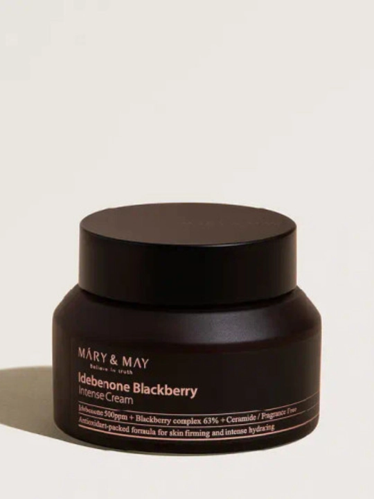 Idibenon va maymunjonli qarishga qarshi krem MARY&MAY Idebenone Blackberry Intense Cream