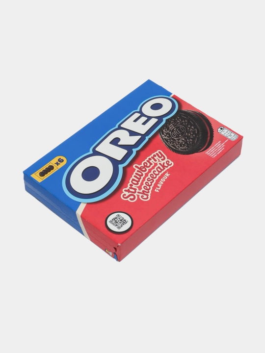 Печенье Oreo, с какао и начинкой со вкусом клубники, 228 г