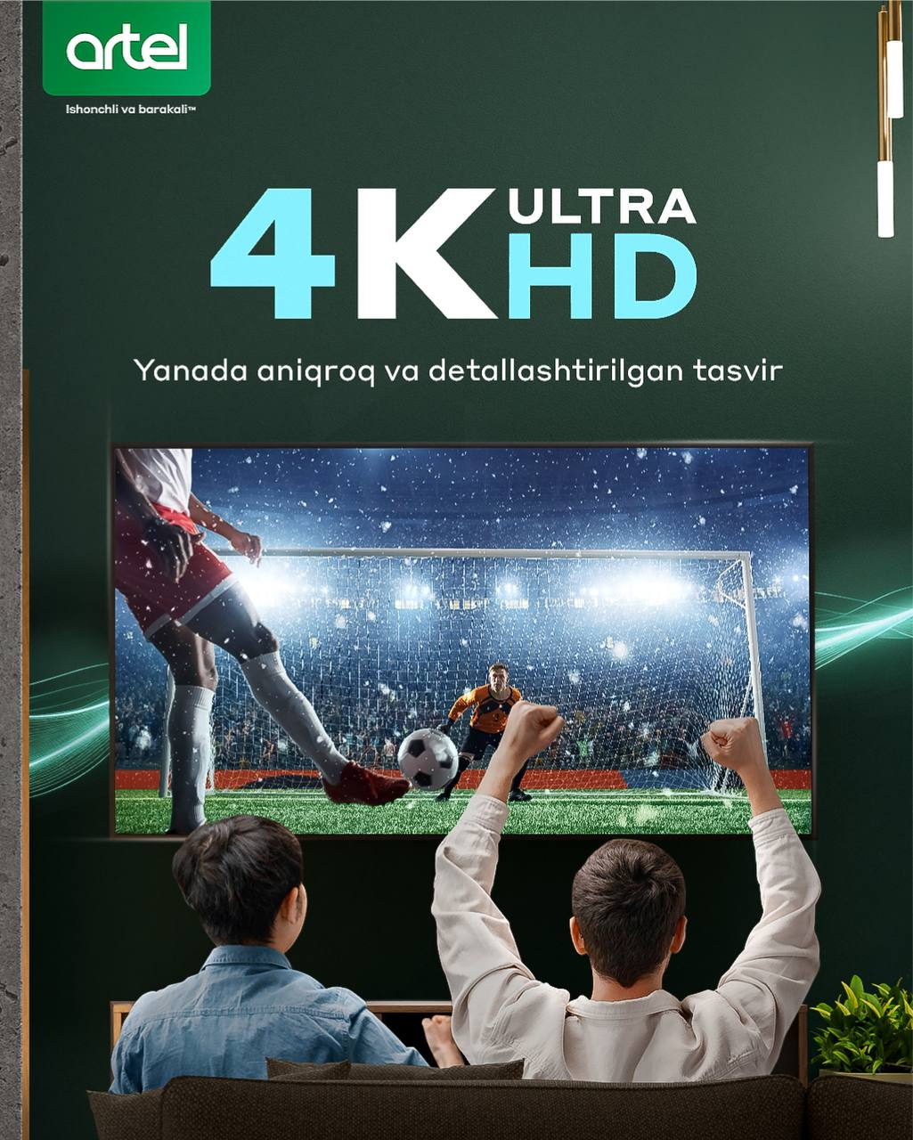 Televizor Artel 43H3502 android SMART 4Kni arzon narxda sotib oling ...