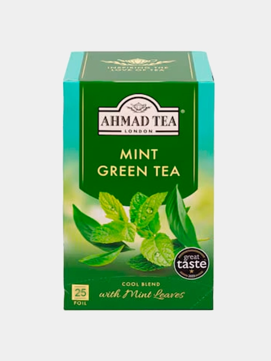 Чай Ahmad Tea Зеленый Пакетик 'Минт' 25х2гр (473) - 
