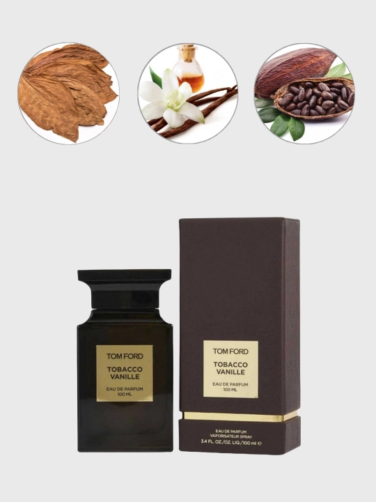 Tom Ford Tobacco Vanille parfyumeriya suvi, erkaklar va ayollar uchun, 100 ml