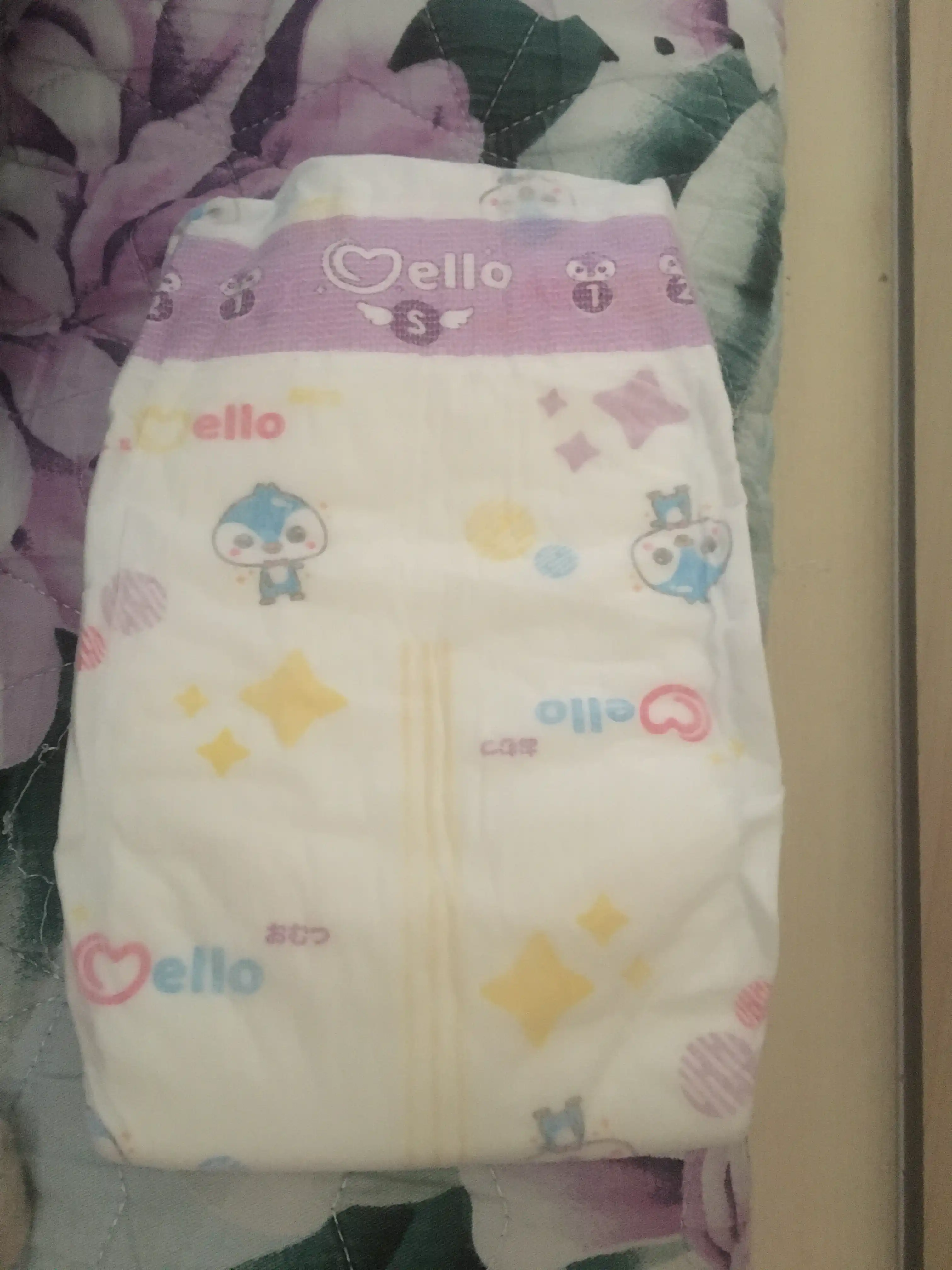 Yangi tug'ilgan chaqaloqlar uchun tagliklar MELLO,  S 4-8 kg, 72 dona