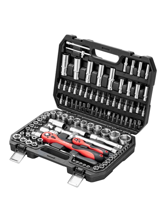 Набор инструментов МТХ, 1/2", 1/4", CrV, кейс, 108 предметов, 135119
