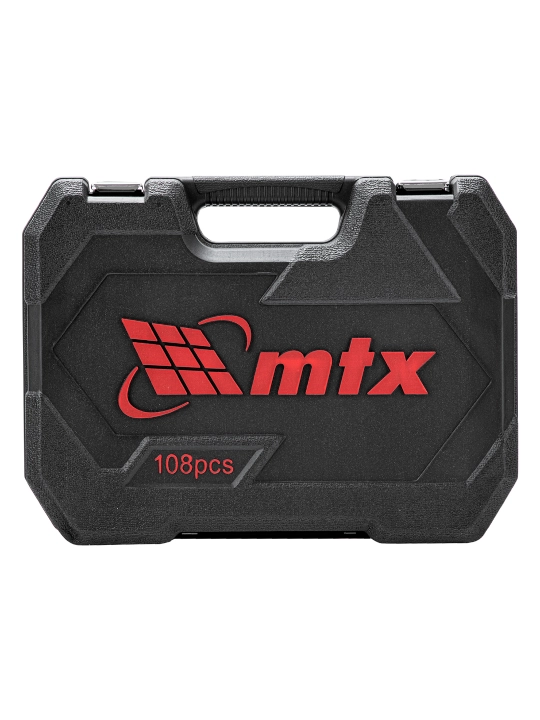 Набор инструментов МТХ, 1/2", 1/4", CrV, кейс, 108 предметов, 135119