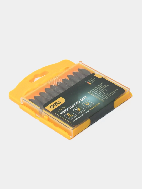 To'plamdagi bitlar Deli EDL252202, 10 dona, PH2x65 mm