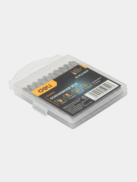 To'plamdagi bitlar Deli EDL6902, 10 dona, PH2x65 mm