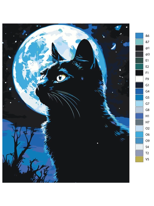 Картина рисование по номерам ARTERY "Котики", раскраска на холсте, 40 * 50 см