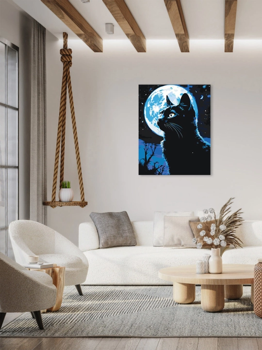 Картина рисование по номерам ARTERY "Котики", раскраска на холсте, 40 * 50 см