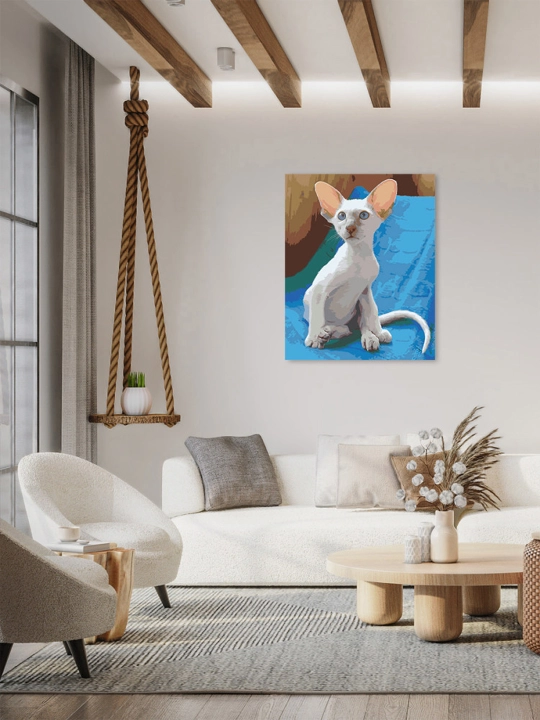 Картина рисование по номерам ARTERY "Котики", раскраска на холсте, 40 * 50 см