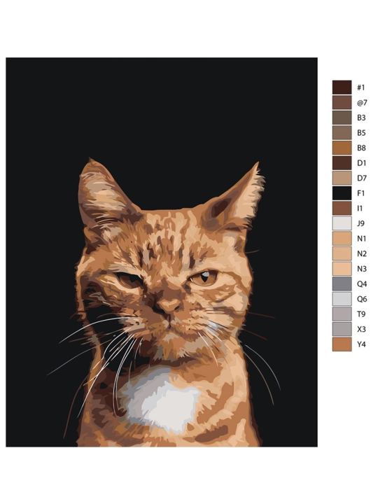 Картина рисование по номерам ARTERY "Котики", раскраска на холсте, 40 * 50 см