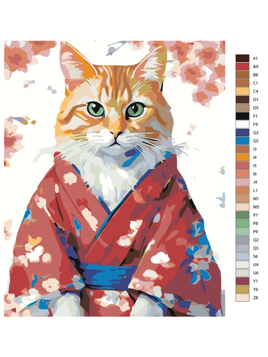 Картина рисование по номерам ARTERY "Котики", раскраска на холсте, 40 * 50 см