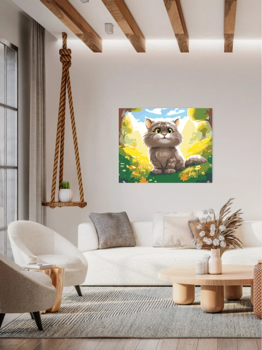 Картина рисование по номерам ARTERY "Котики", раскраска на холсте, 40 * 50 см