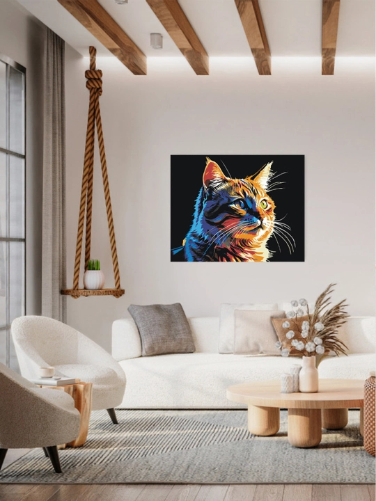 Картина рисование по номерам ARTERY "Котики", раскраска на холсте, 40 * 50 см
