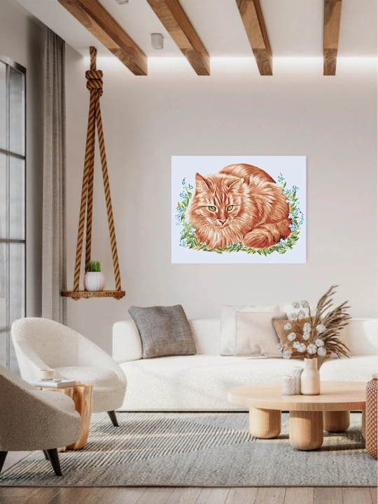 Картина рисование по номерам ARTERY "Котики", раскраска на холсте, 40 * 50 см