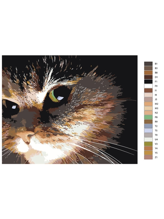 Картина рисование по номерам ARTERY "Котики", раскраска на холсте, 40 * 50 см