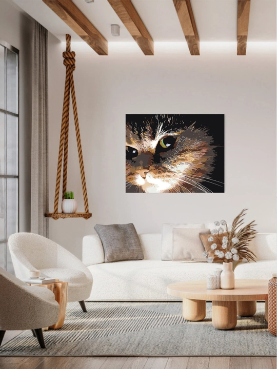 Картина рисование по номерам ARTERY "Котики", раскраска на холсте, 40 * 50 см