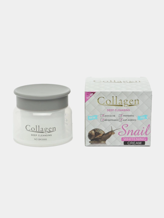 Крем для лица Collagen, отбеливающий, с экстрактом улитки, 80 г