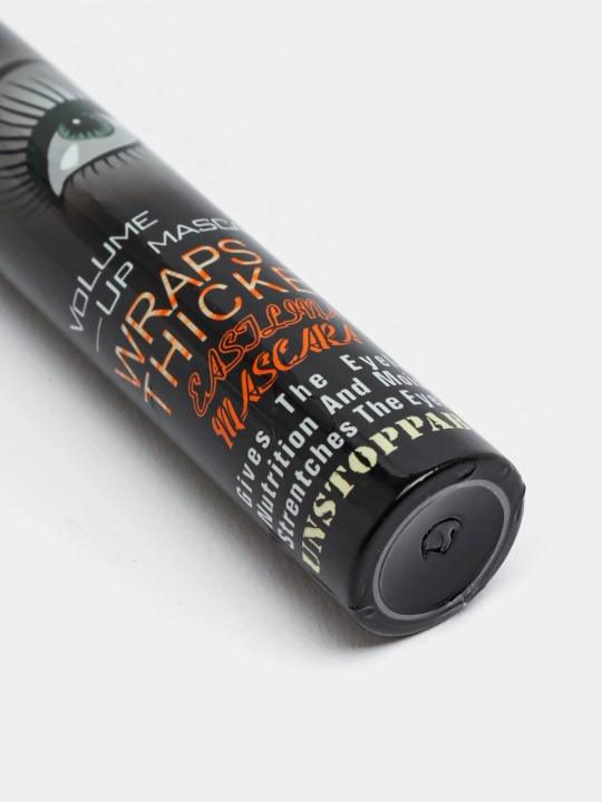Туш для ресниц, водостойкая, черная, для ухода и затемнения, MASCARA