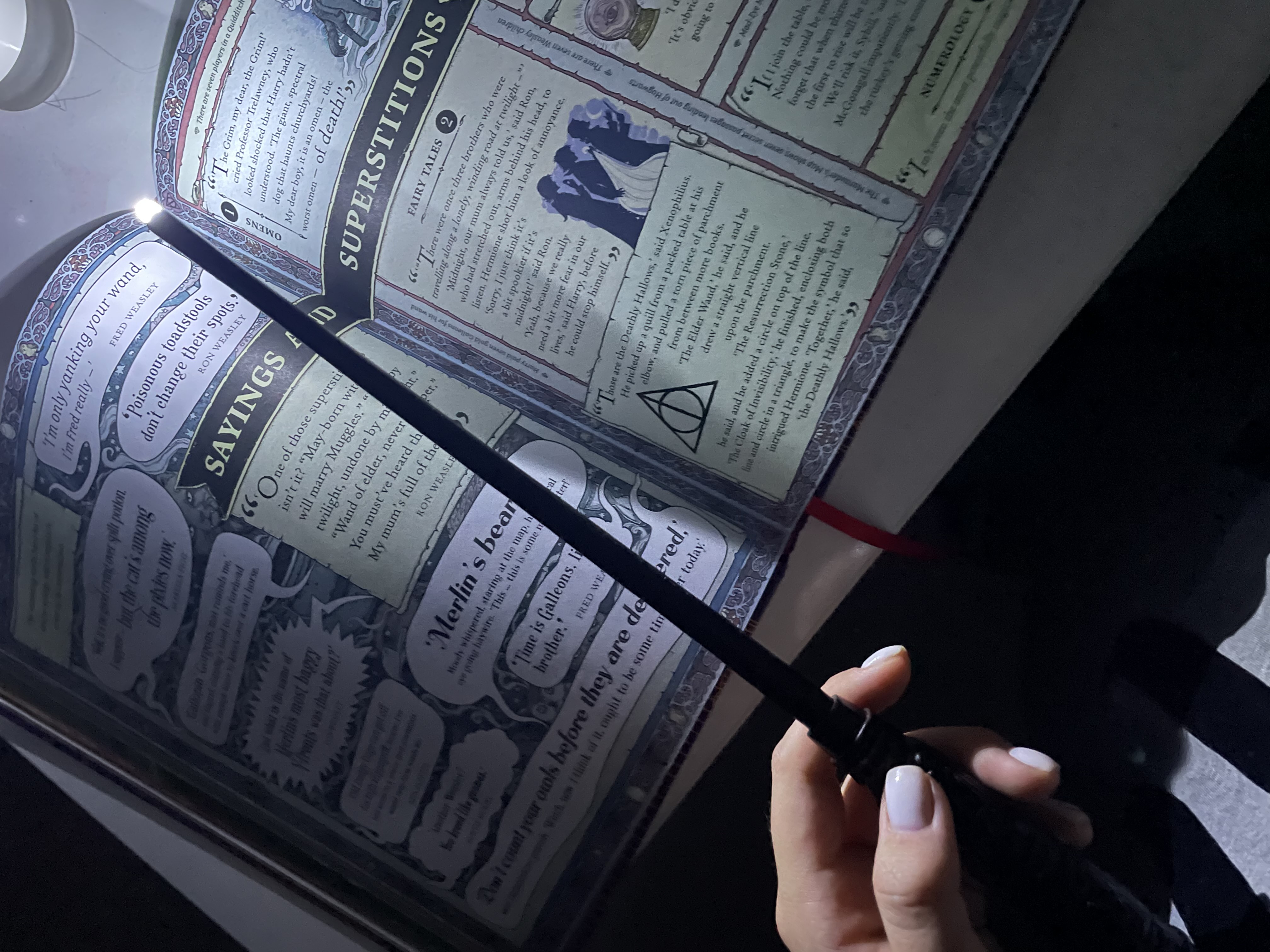 Chiroqli sehrli tayoqcha Harry Potter chiroq bilan, Dambldor, Garri Potter, Volendemort