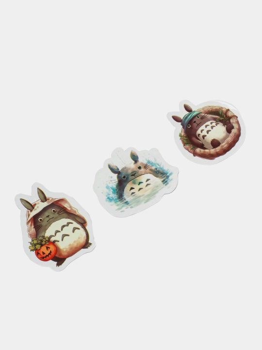 Nakleykalar, stikerlar Anime, One Piece, Mening qo'shnim Totoro, Kuromi, Hello Kitty