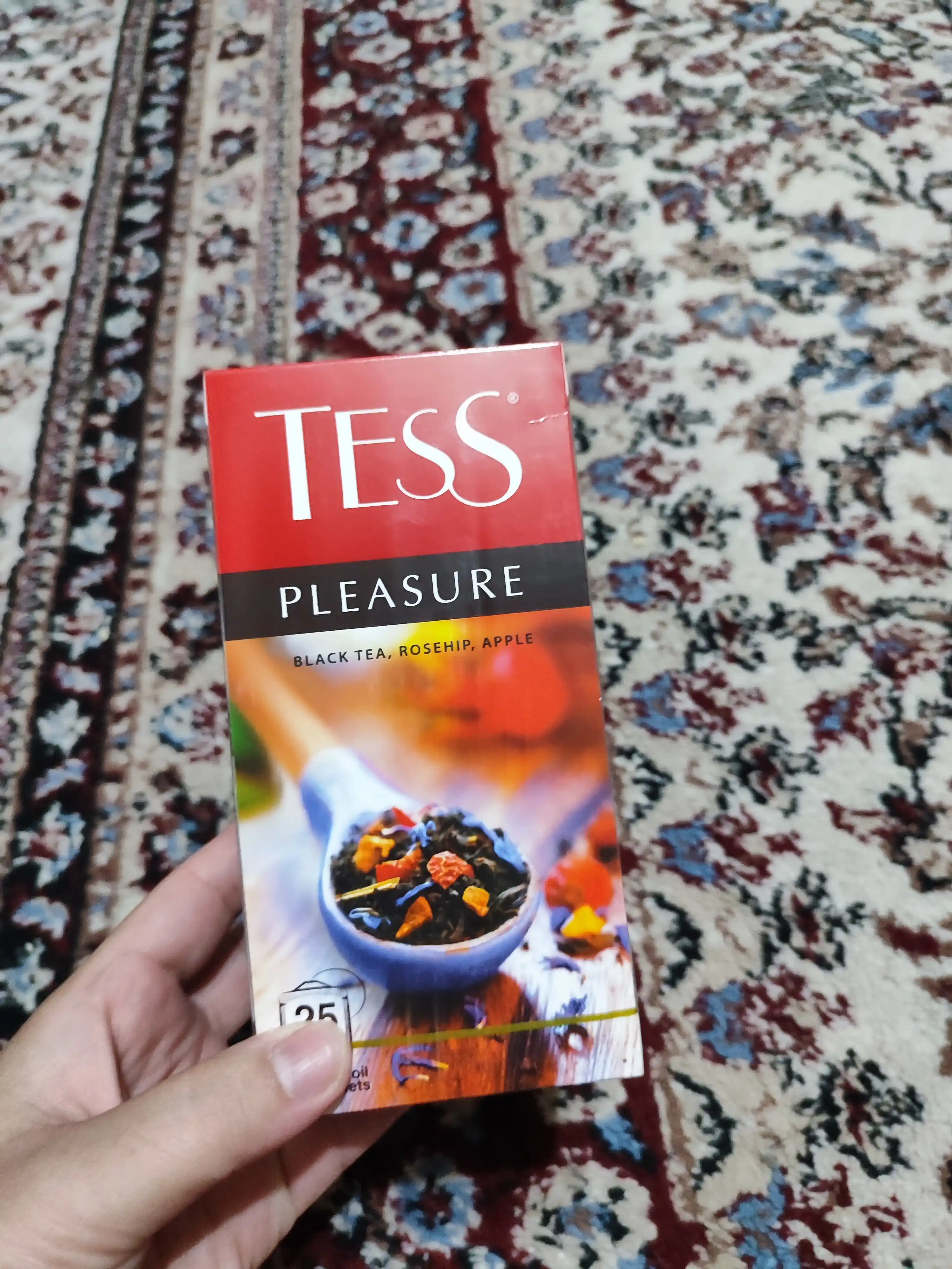 Чёрный чай Tess Pleasure, 1.5 г * 25 штук