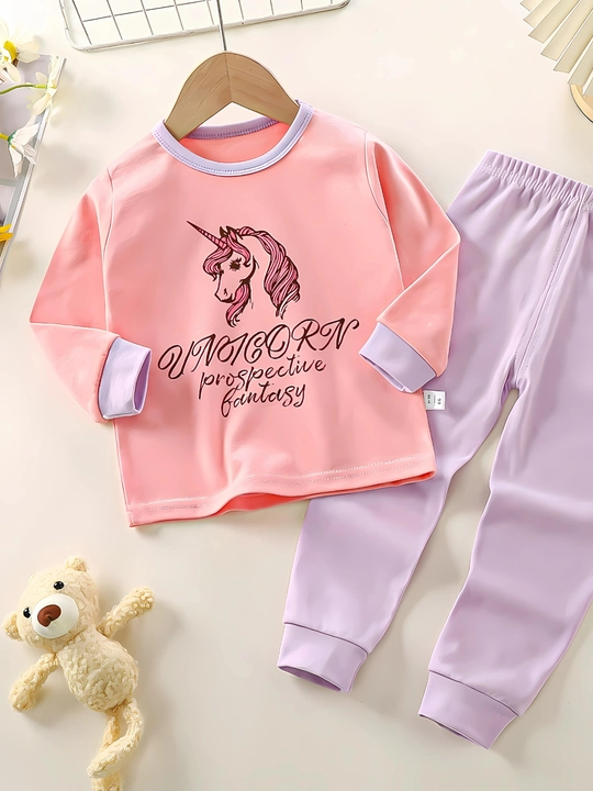 Пижамный, домашная одежда, для садика, комплект для детей, 1 - 6 лет - 