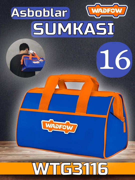 Asboblar uchun  sumkasi WADFOW 16" - 